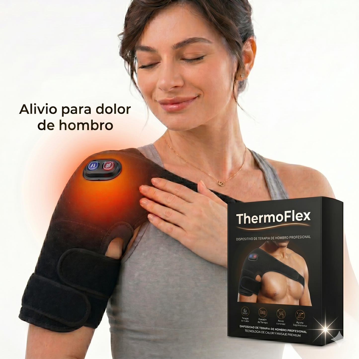 Hombrera Térmica Masajeador Ajustable