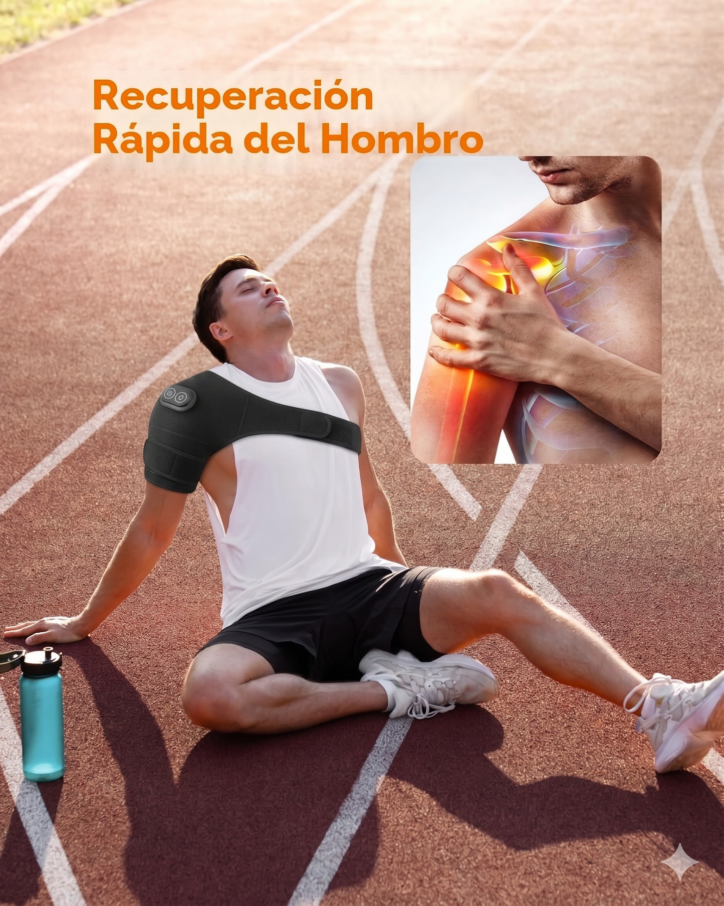 Hombrera Térmica Masajeador Ajustable