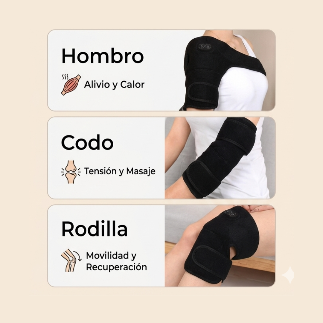 Hombrera Térmica Masajeador Ajustable